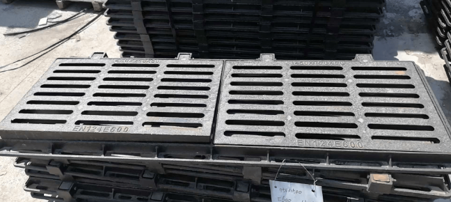 西城球墨铸铁连体双篦展示